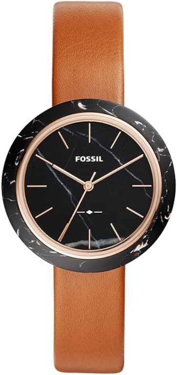 Bracelet de montre Fossil ES4382 Cuir Brun 16mm